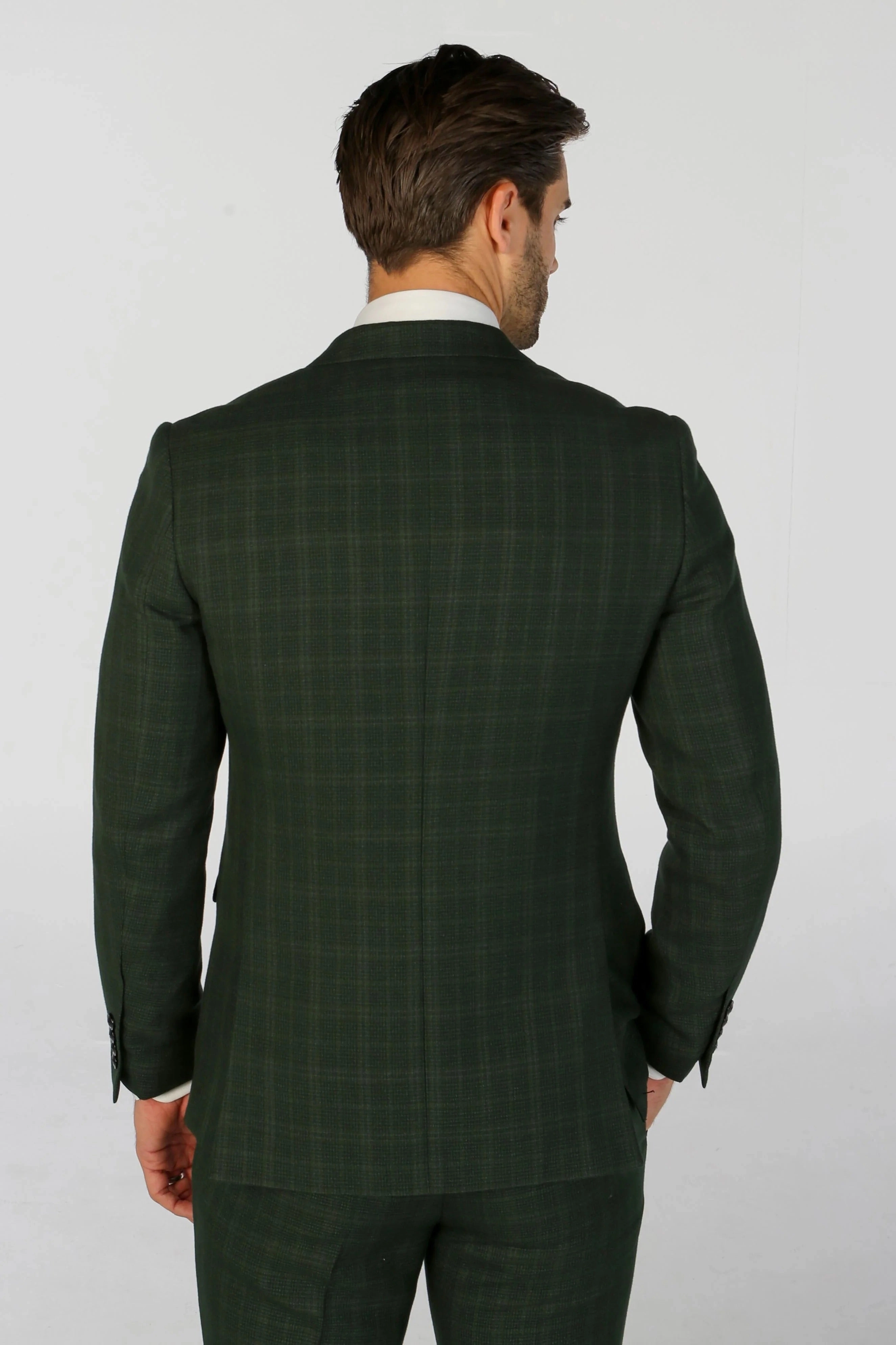 Leo 3 Piece Checked Suit