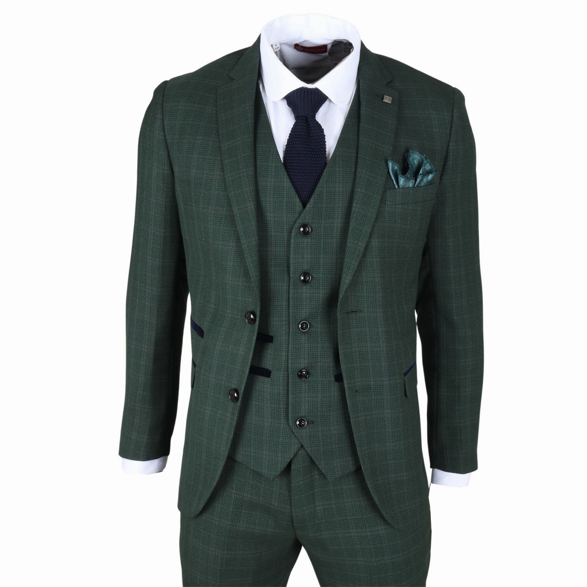 Leo 3 Piece Checked Suit