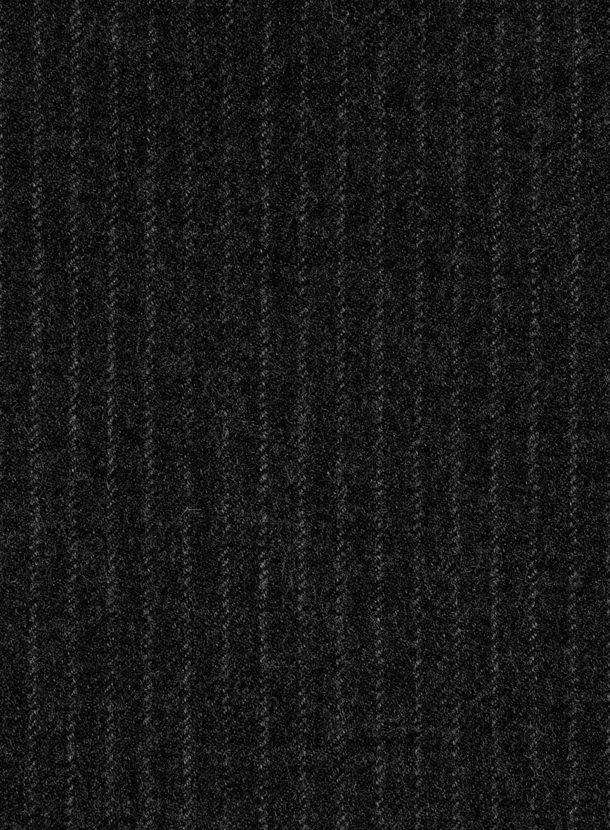 Light Weight Black Stripe Tweed Suit