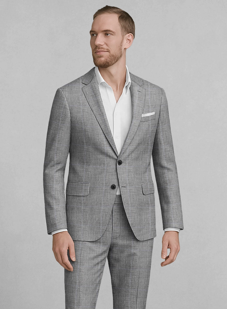 London Loom Avelio Prince of Wales Wool Suit