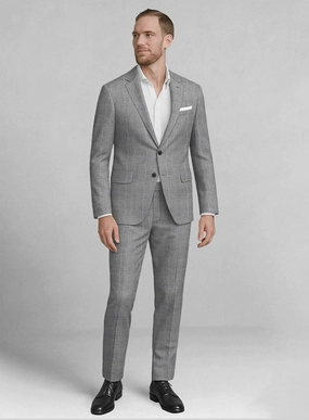London Loom Avelio Prince of Wales Wool Suit