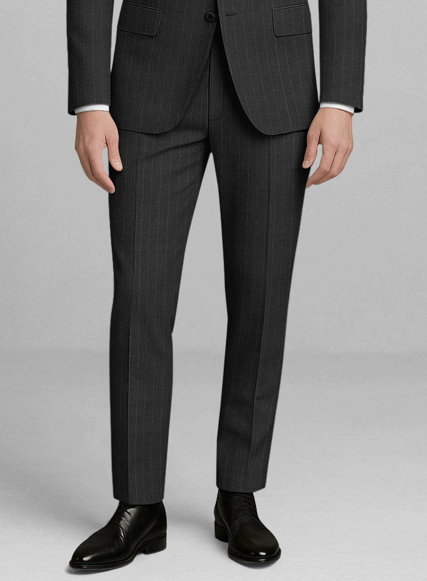London Loom Caelro Stripe Wool Suit