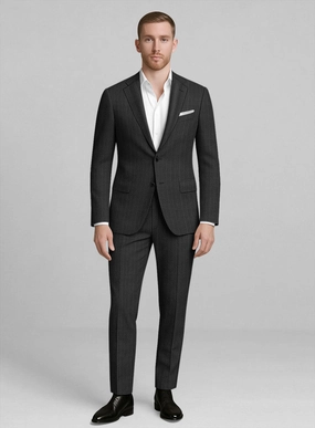 London Loom Caelro Stripe Wool Suit