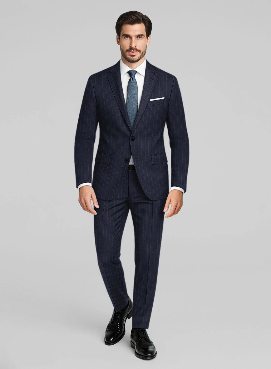 London Loom Marzino Stripe Wool Suit