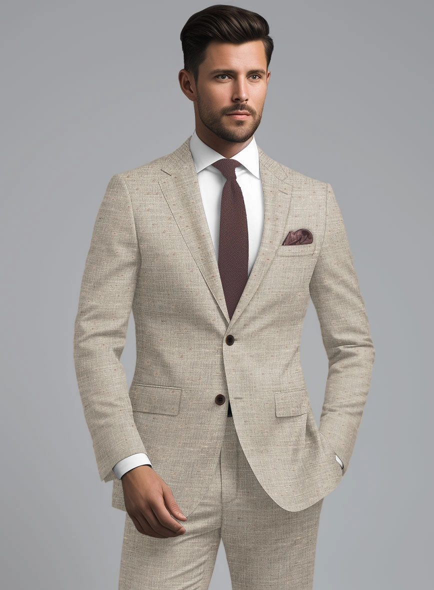 Loro Piana Gemma Wool Silk Linen Suit