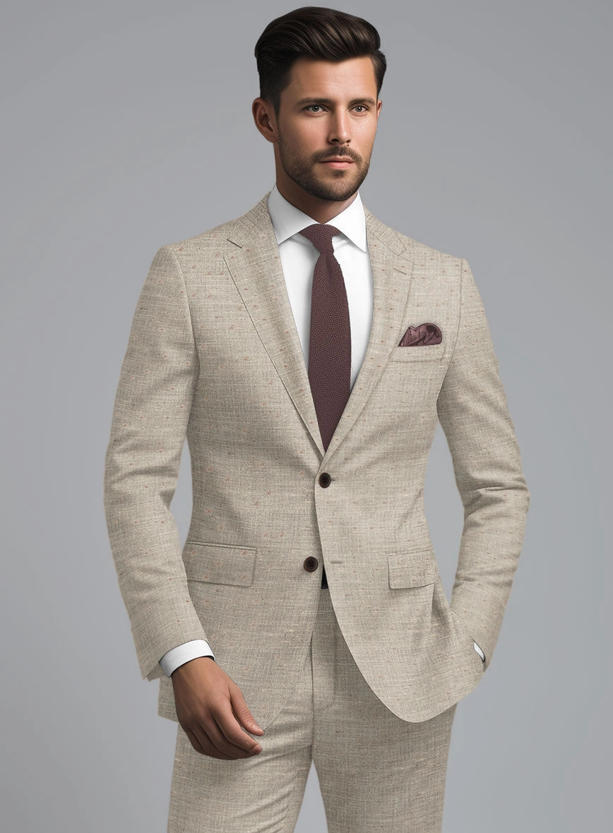Loro Piana Gemma Wool Silk Linen Suit