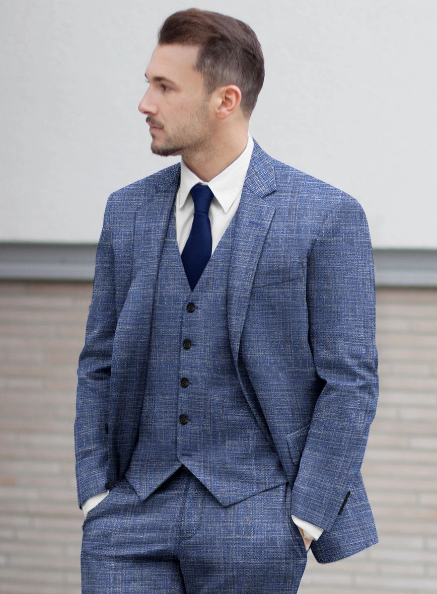 Loro Piana Giuliana Wool Silk Linen Suit