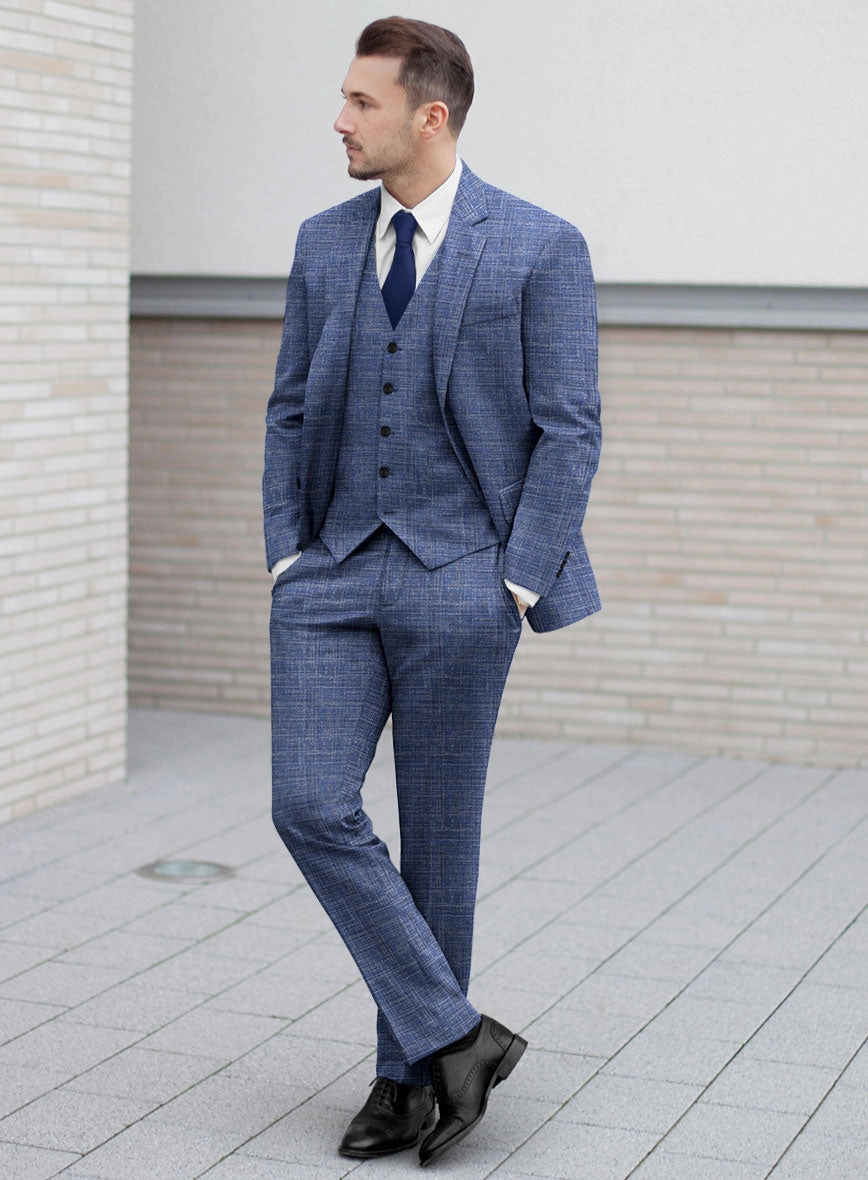 Loro Piana Giuliana Wool Silk Linen Suit
