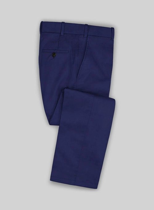Loro Piana Indigo Blue Cotton Suit