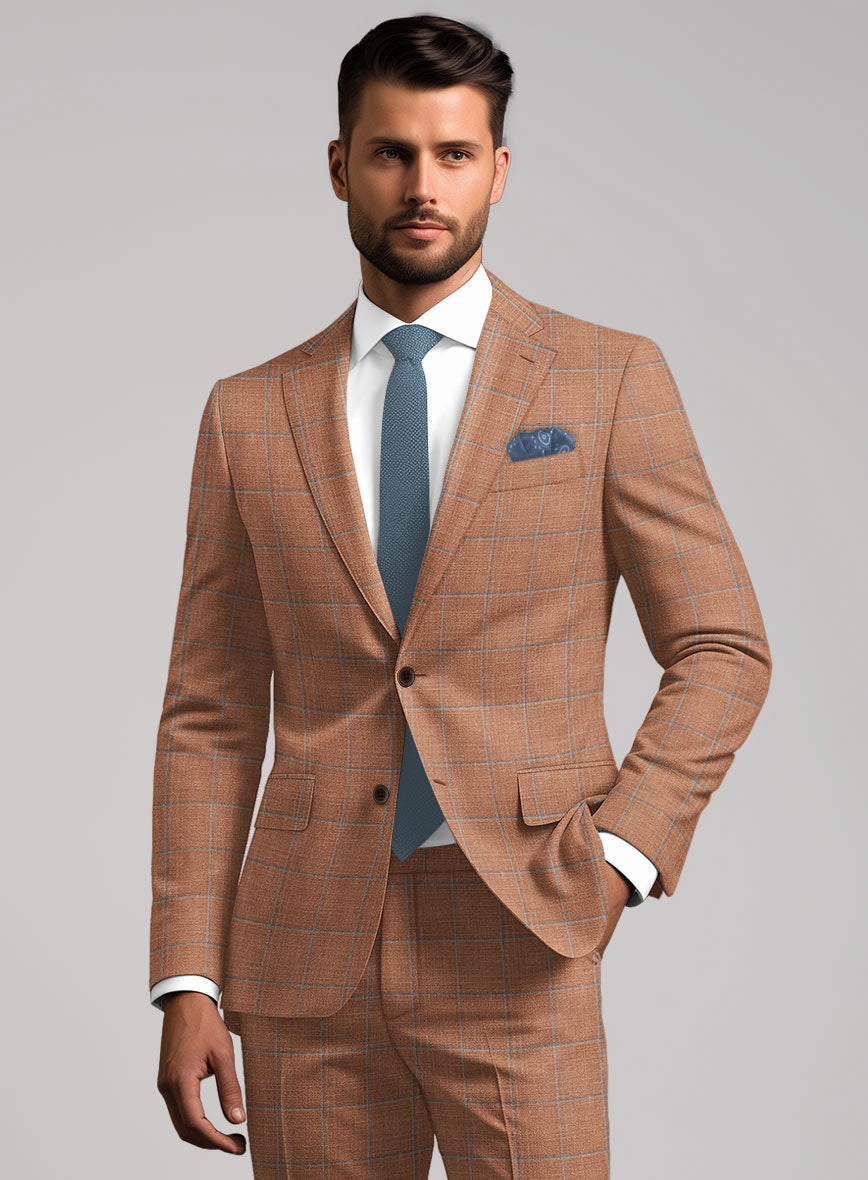 Loro Piana Marzia Wool Silk Linen Suit