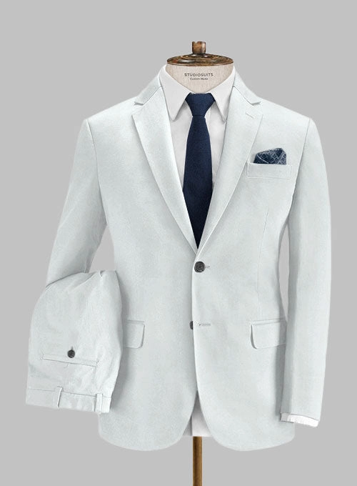 Loro Piana Zod Light Gray Cotton Suit