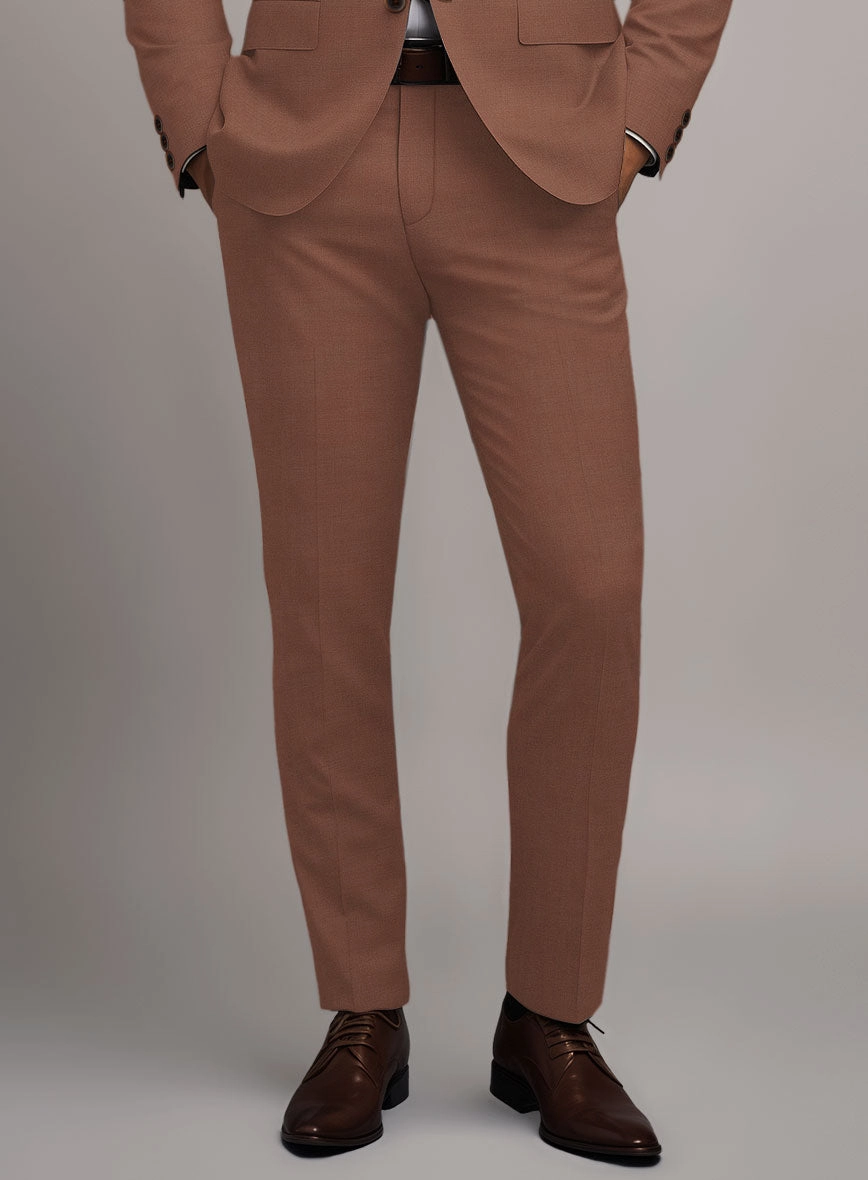 Marco Stretch Chestnut Wool Suit