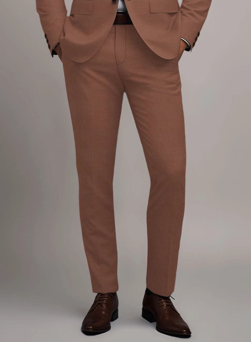 Marco Stretch Chestnut Wool Suit