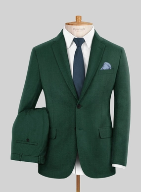 Marco Stretch Emerald Green Wool Suit