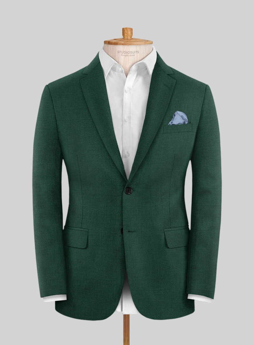 Marco Stretch Emerald Green Wool Suit