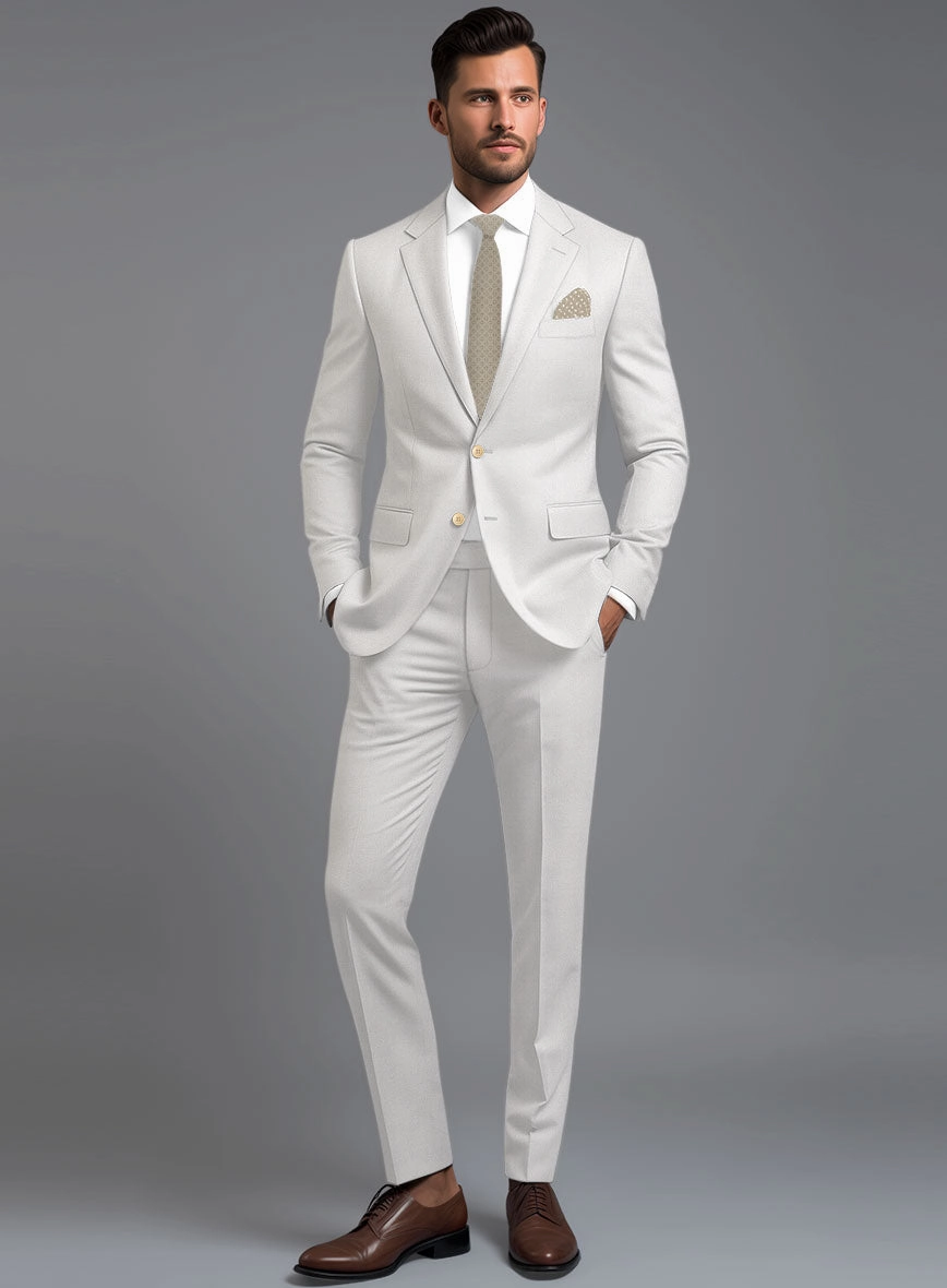 Marco Stretch Fawn Wool Suit