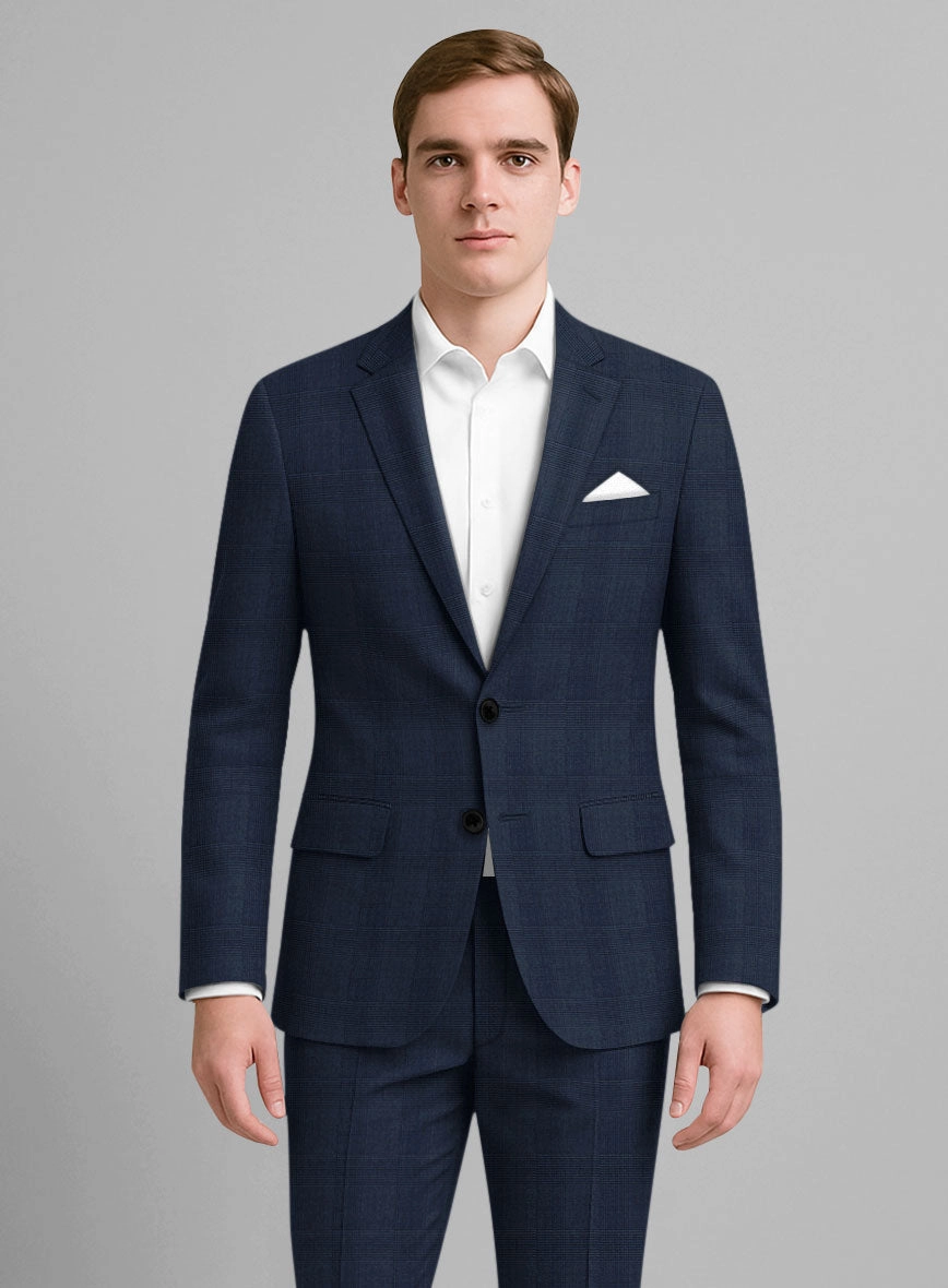 Marco Stretch Lavetti Glen Wool Suit