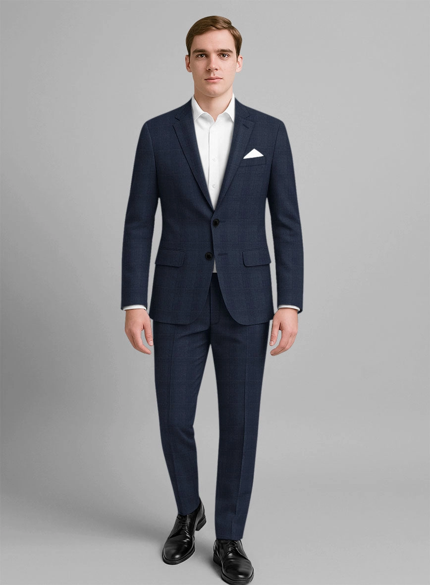 Marco Stretch Lavetti Glen Wool Suit