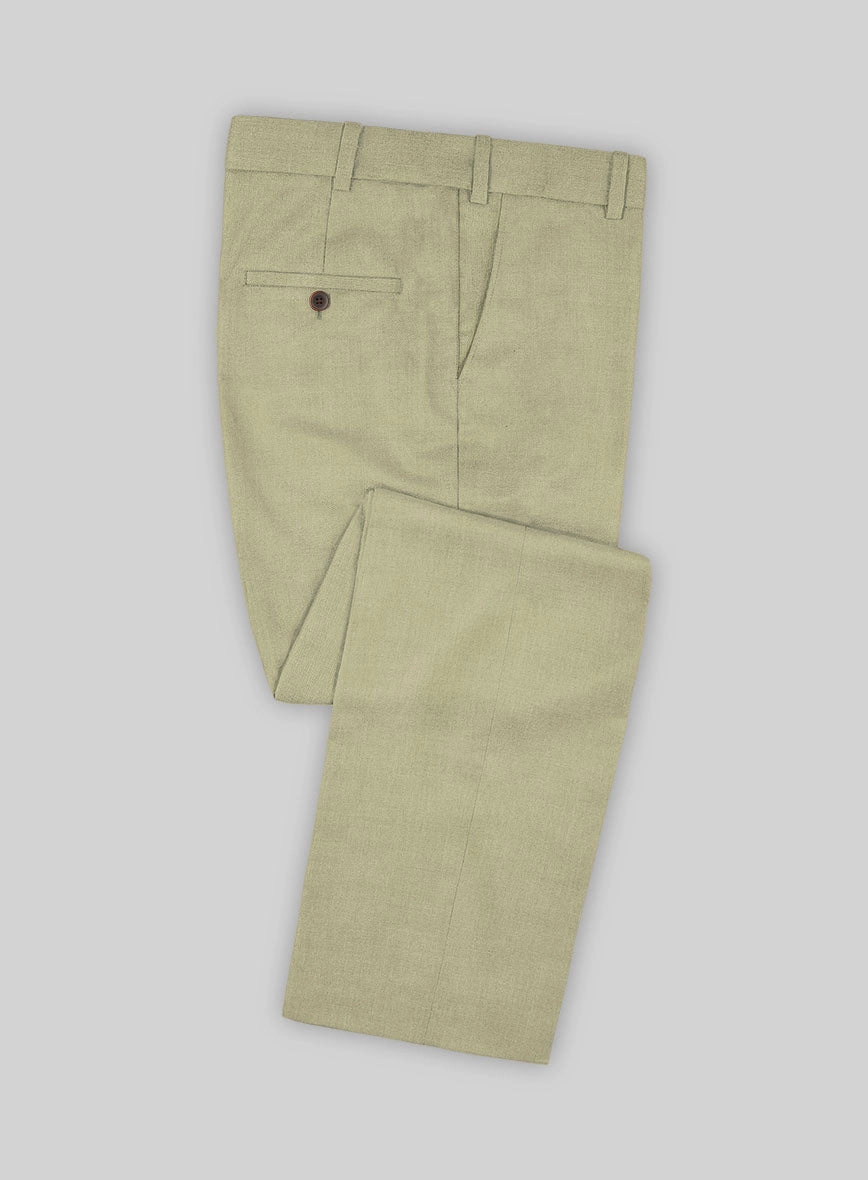 Marco Stretch Light Khaki Wool Suit