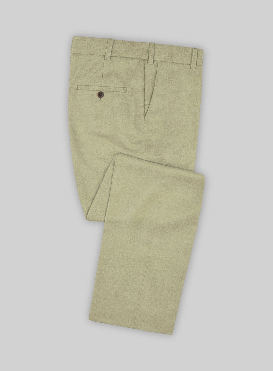 Marco Stretch Light Khaki Wool Suit