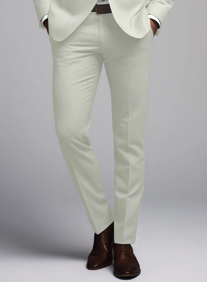 Marco Stretch Pale Green Wool Suit