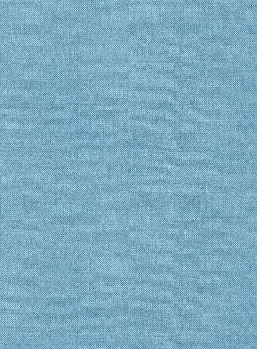 Marco Stretch Pastel Blue Wool Suit