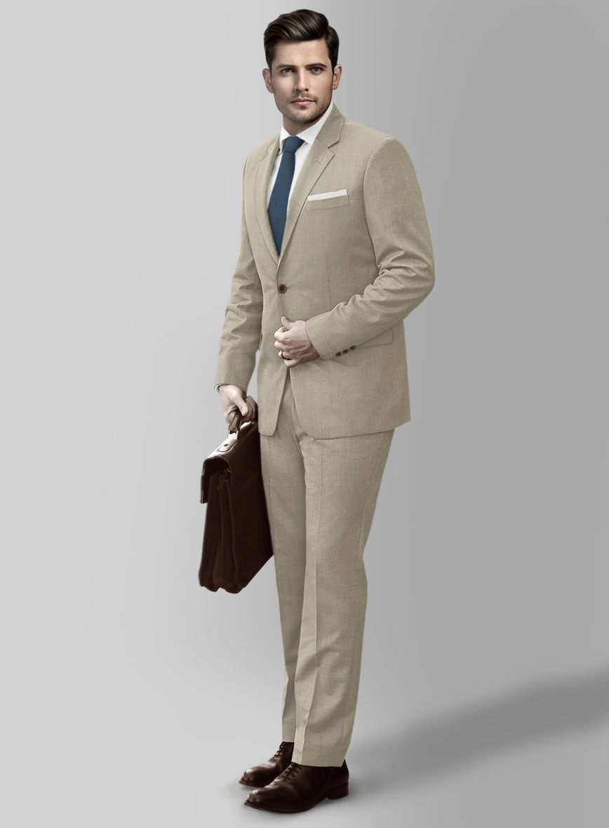 Marco Stretch Royal Beige Wool Suit