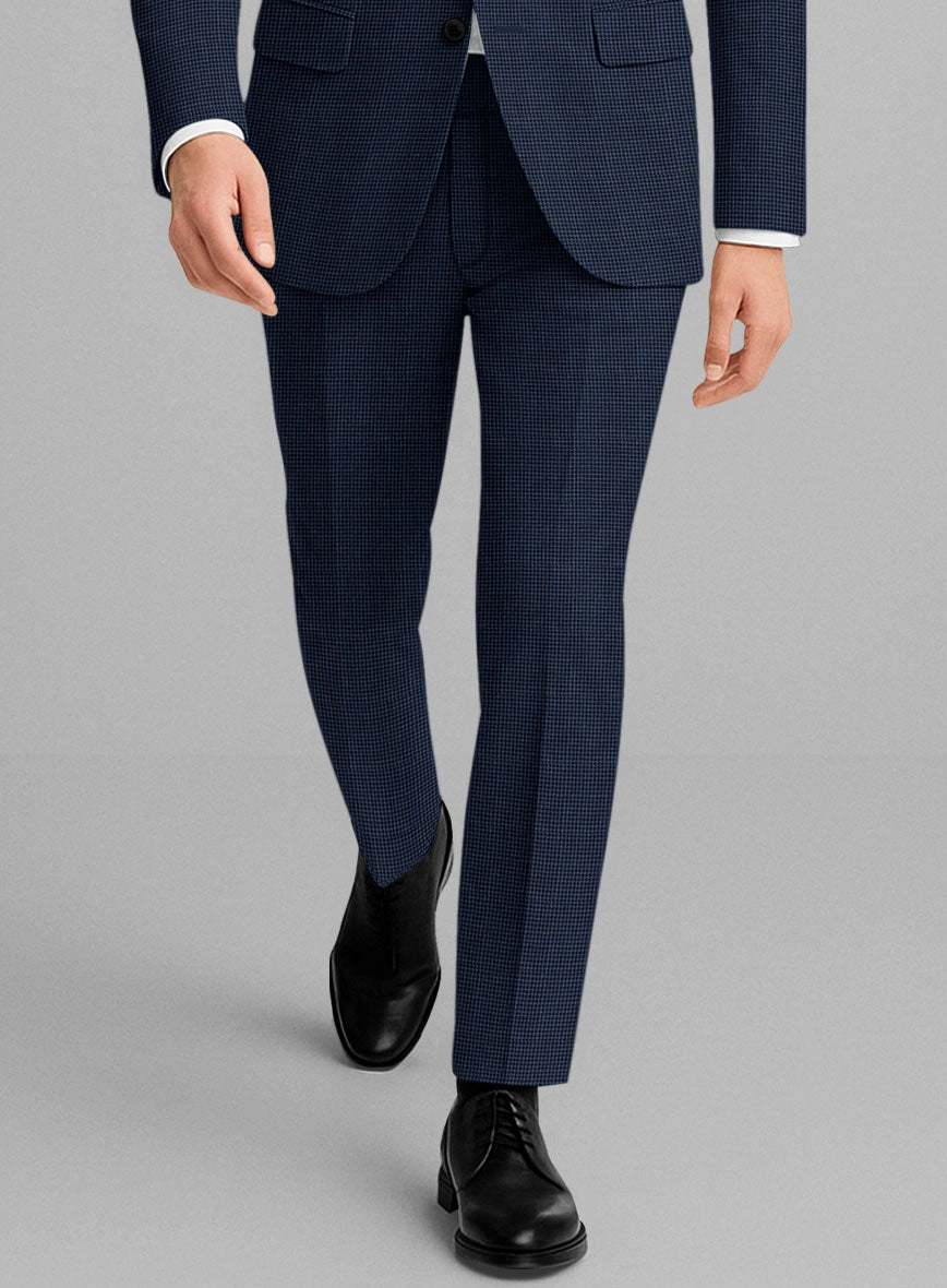 Marco Stretch Serenzi Houndstooth Wool Suit