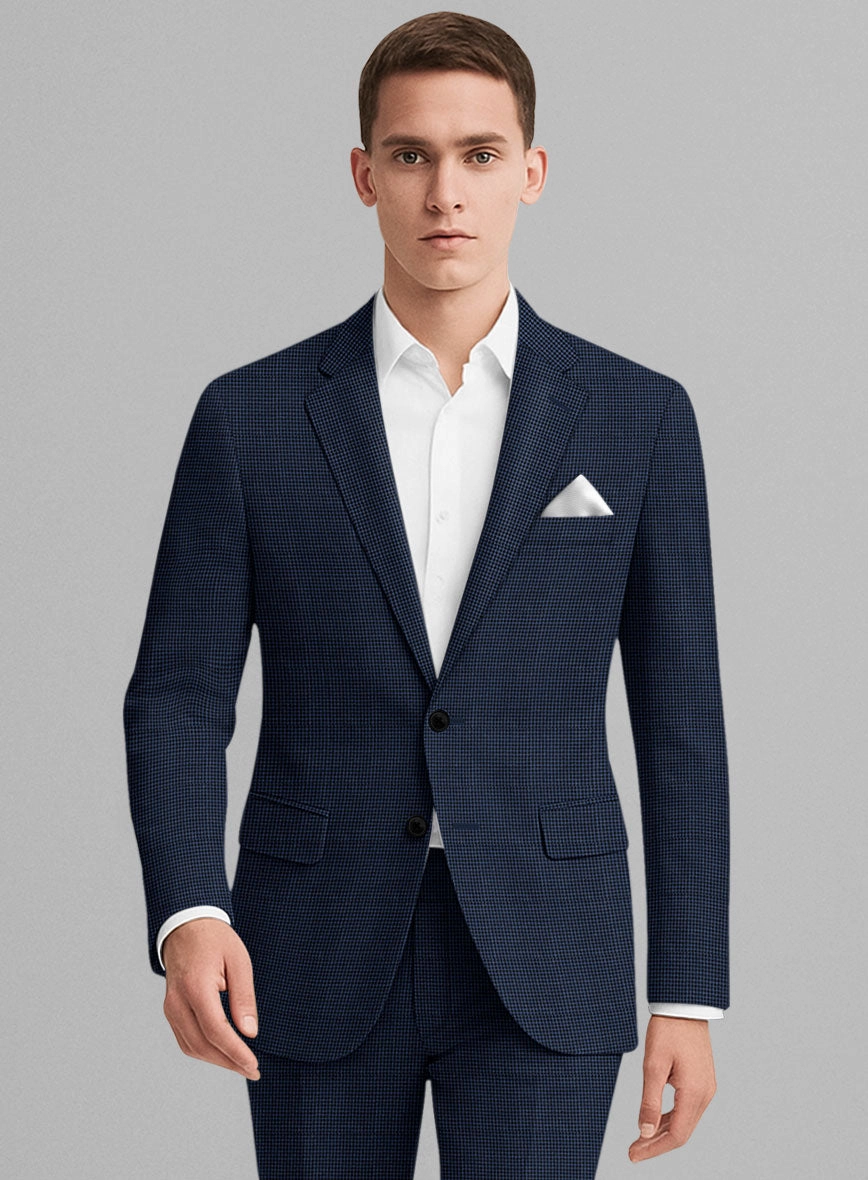 Marco Stretch Serenzi Houndstooth Wool Suit