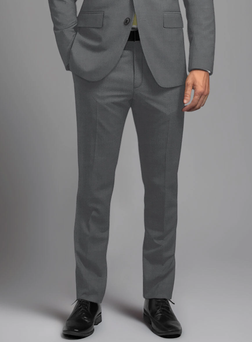 Marco Stretch Steel Gray Wool Suit