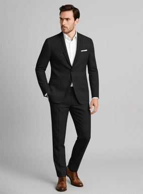 Marco Stretch Tenuzio Pinstripe Wool Suit