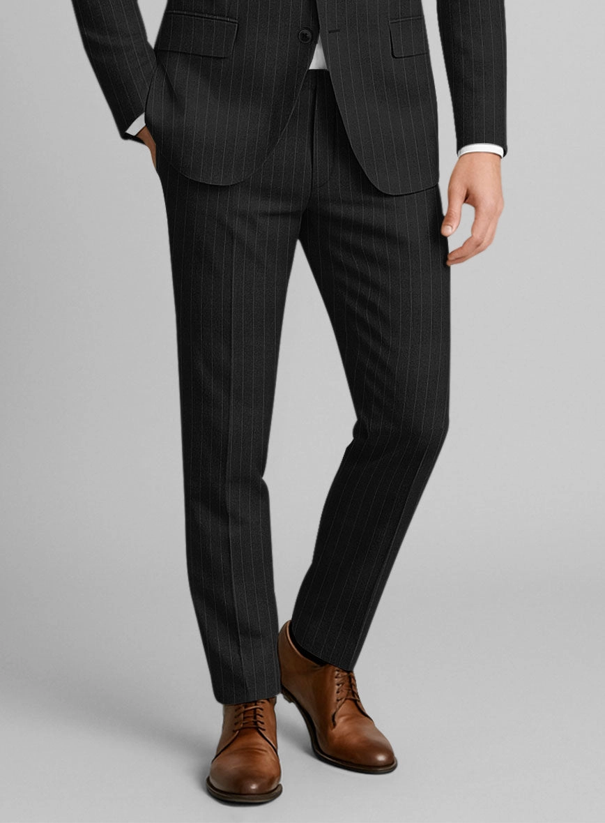Marco Stretch Tenuzio Pinstripe Wool Suit