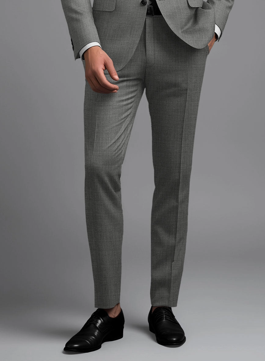 Marco Stretch Worsted Gray Wool Suit