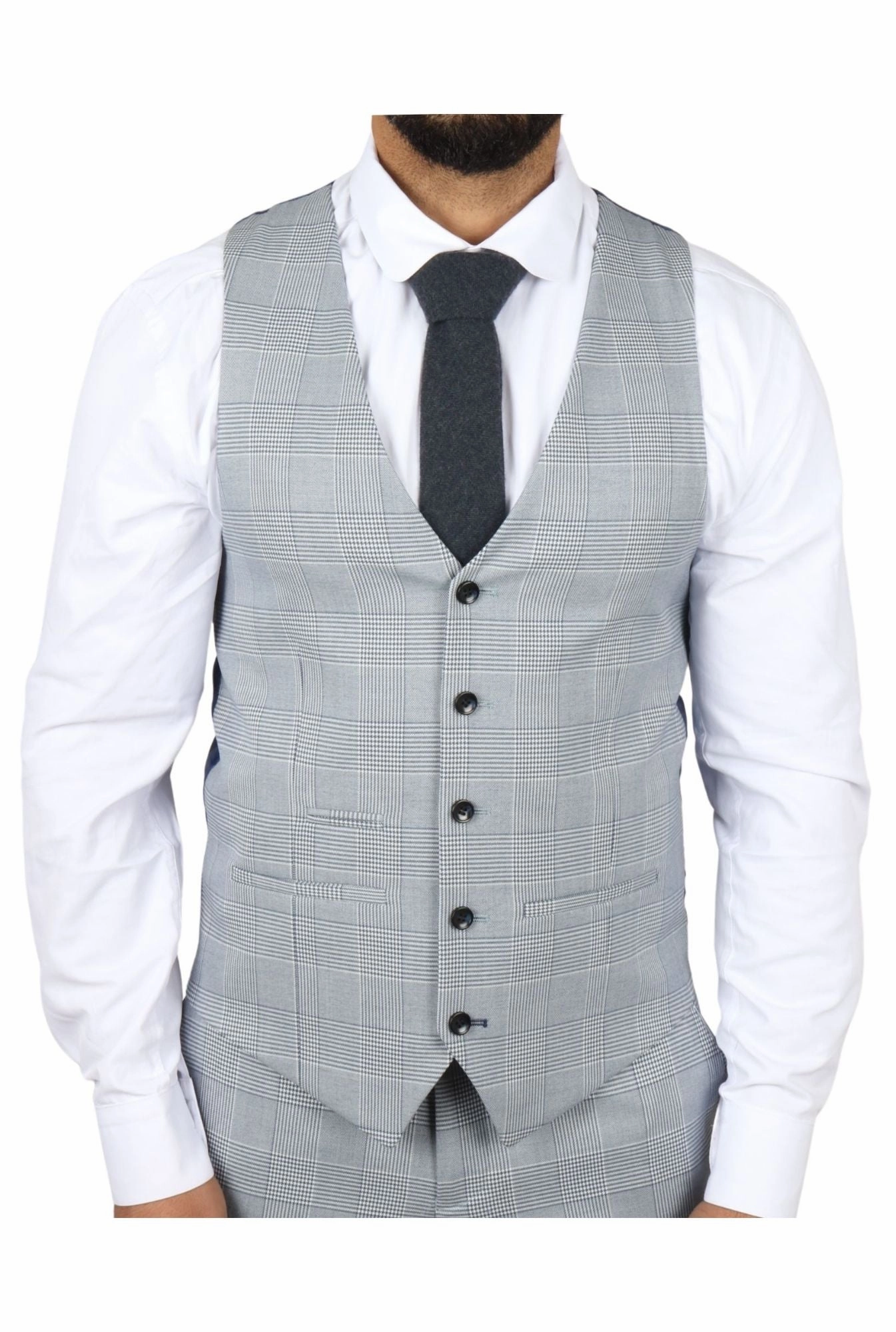 Mark 3 Piece Tweed Check Suit