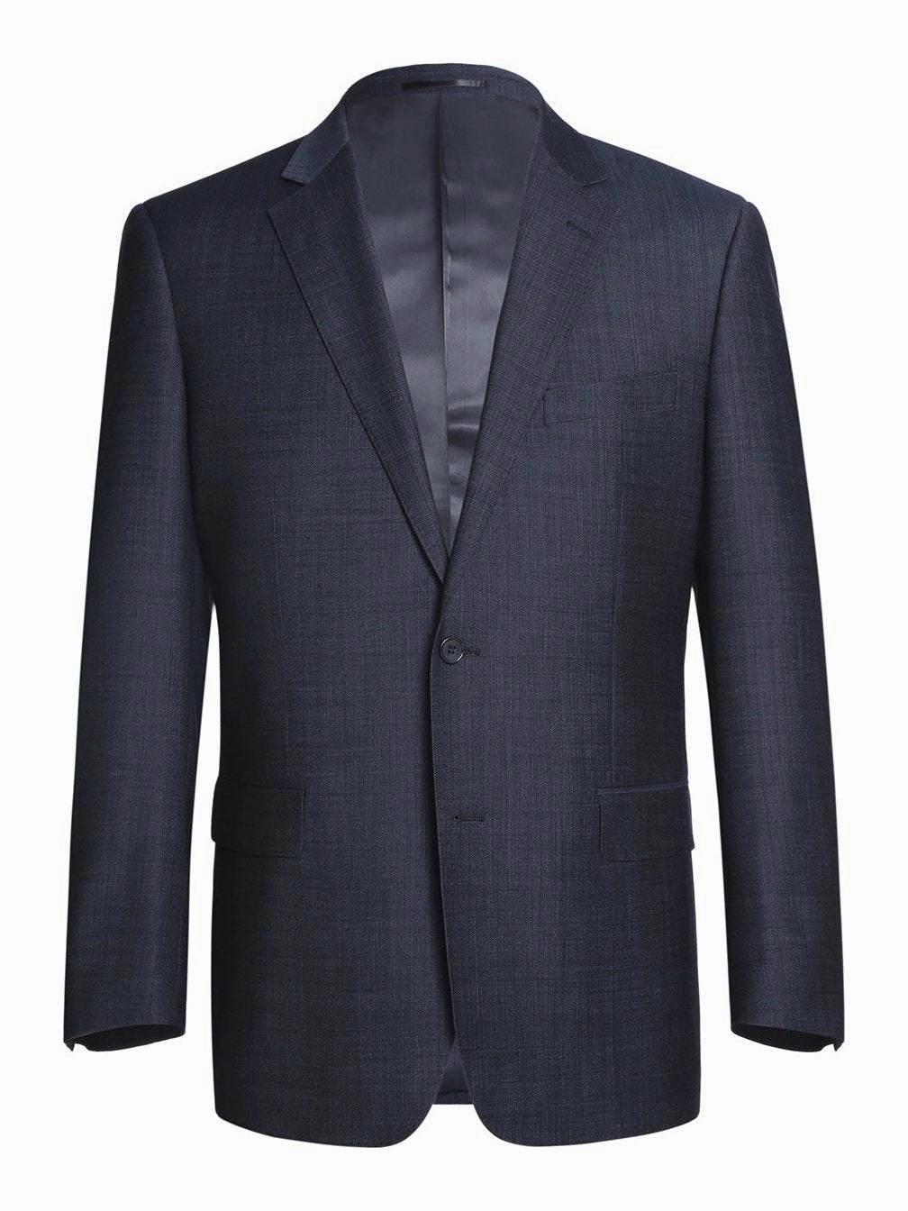 Men's Two Piece Classic Fit Wool Blend Suit