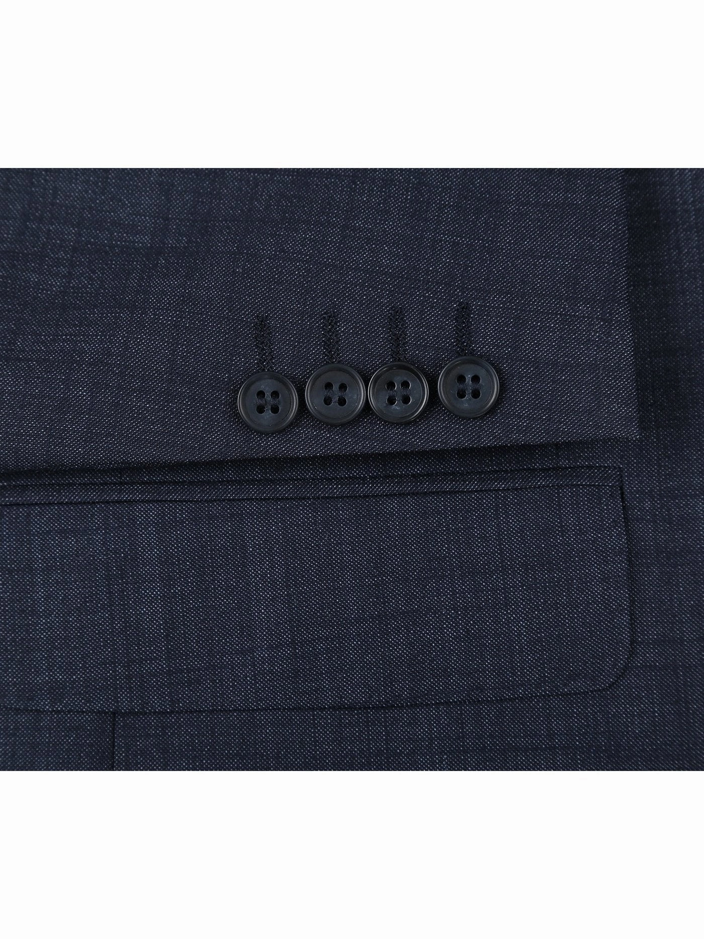 Men's Two Piece Classic Fit Wool Blend Suit