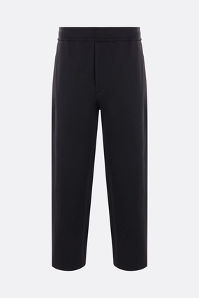Milan rib knit curved trousers