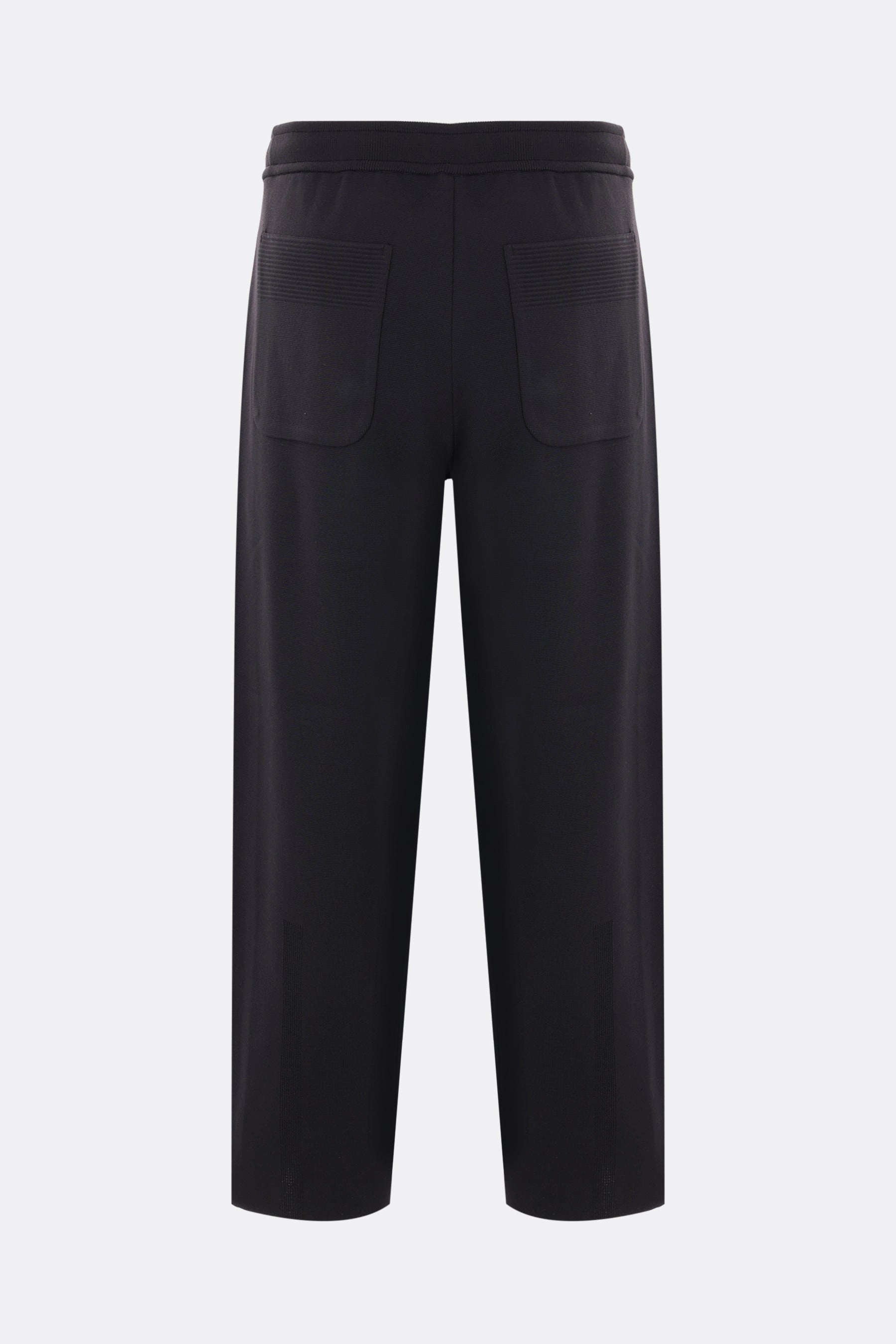 Milan rib knit curved trousers