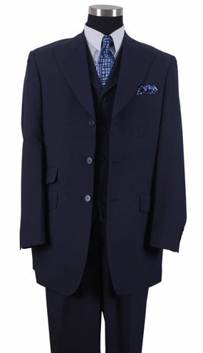 Milano Moda 905V-NA Mens Suit