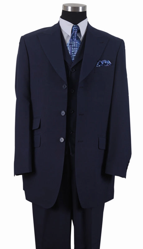 Milano Moda 905V-NA Mens Suit