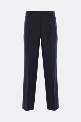 mohair wool darted trousers