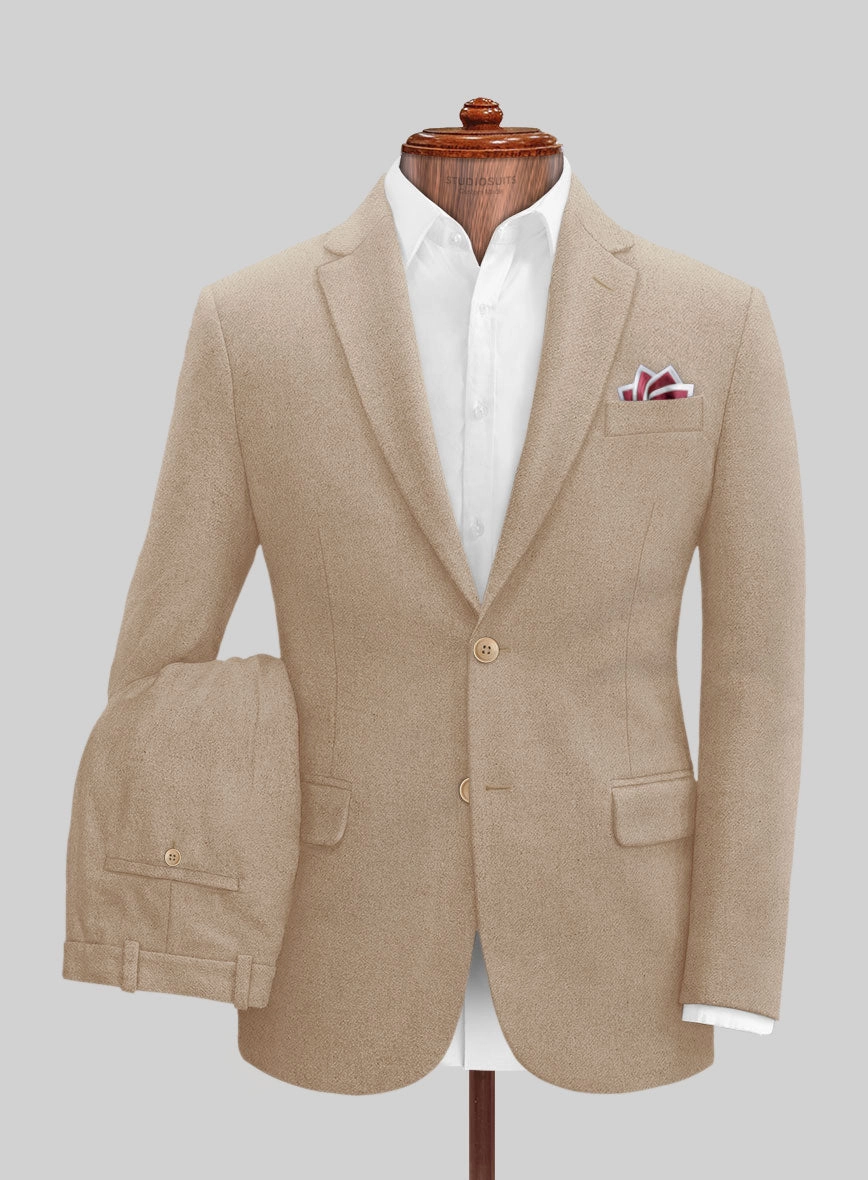 Naples Champagne Tweed Suit