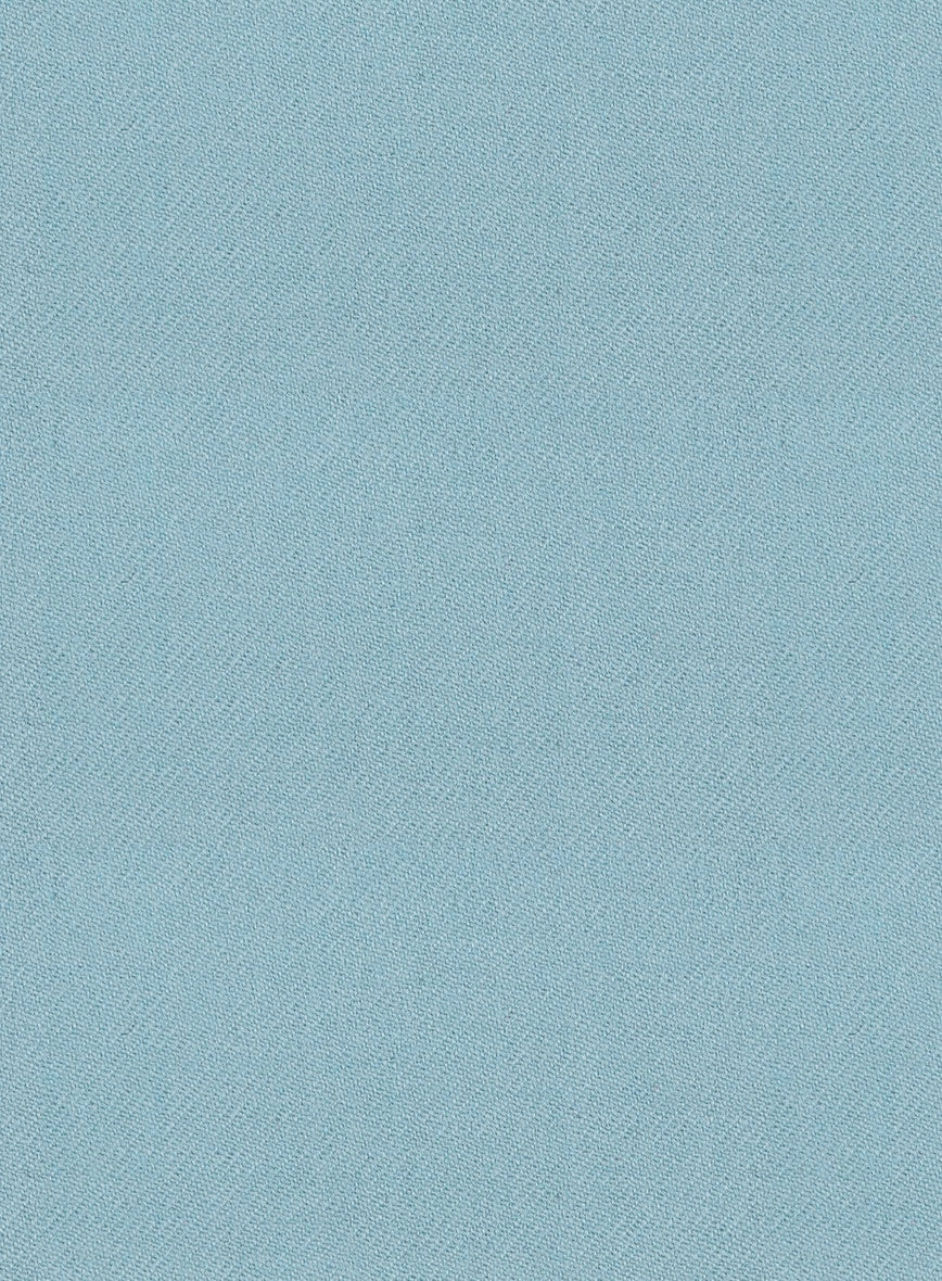 Naples Light Blue Tweed Suit