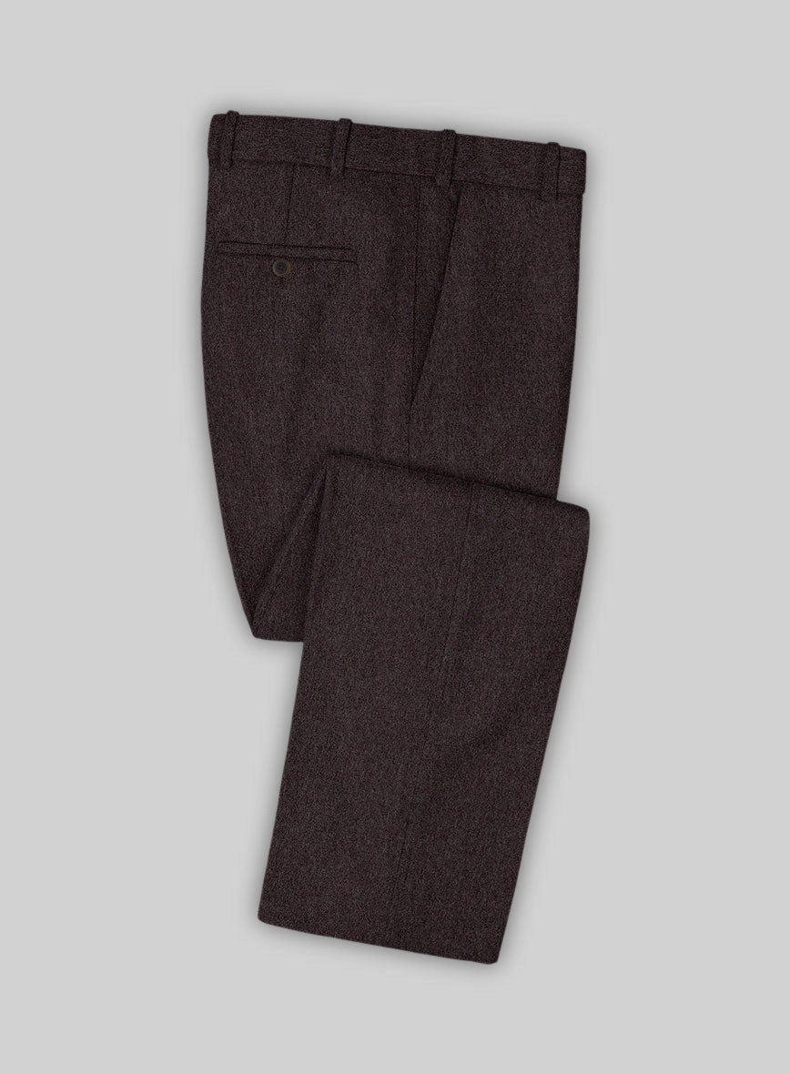 Naples Opera Wine Tweed Suit