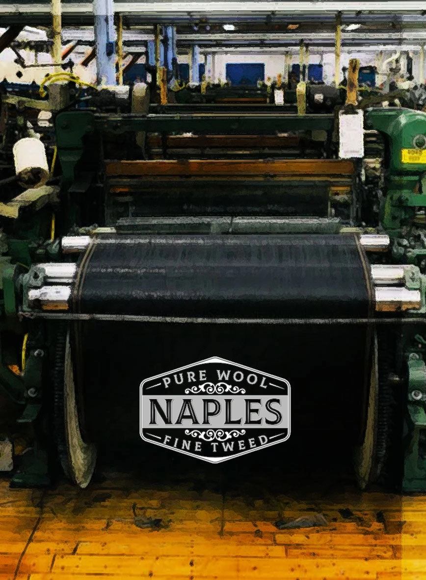 Naples Opera Wine Tweed Suit