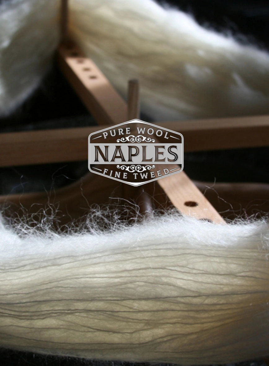 Naples Opera Wine Tweed Suit