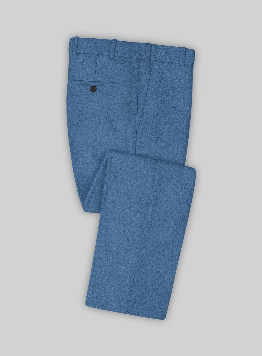 Naples Saga Blue Tweed Suit