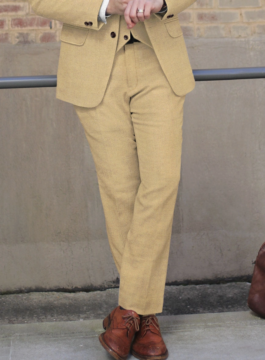 Naples Sahara Beige Tweed Suit
