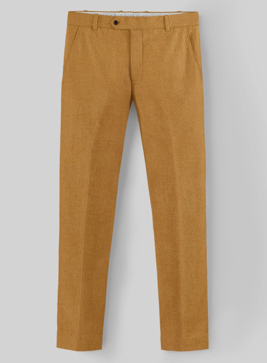 Naples Yellow Tweed Suit