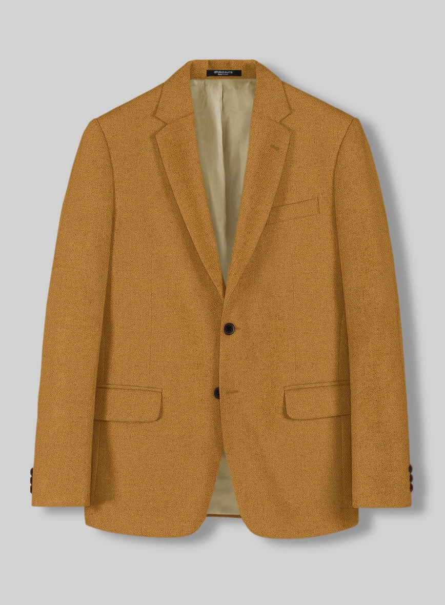 Naples Yellow Tweed Suit